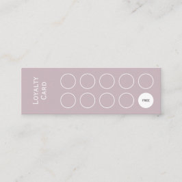 Loyalitätskarte, sauber und einfach, lila lila treuekarte
