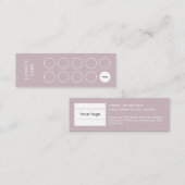 Loyalitätskarte, sauber und einfach, lila lila treuekarte (Vorne/Hinten)