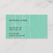 Loyalitätskarten für Kaffee Vintages Grünes Holz Treuekarte (Rückseite)