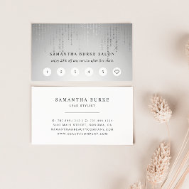 Loyalitätskarten für Silver Rain String Lights Treuekarte