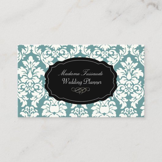 Loyalitätskarten von PixDezines/vielailles Damask Treuekarte (Vorderseite)