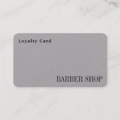 LoyalitätsLochkartenanlagesalon Treuekarte (Vorderseite)