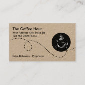 Loyalitätsprämien für den Coffee Shop Visitenkarte (Vorderseite)