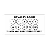 Loyalitätsrabatt 10pc permastempel (Design)