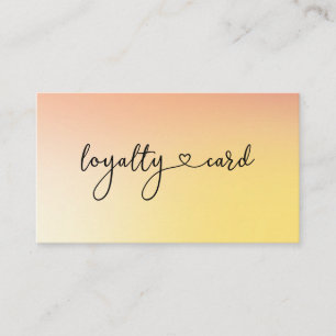 Loyalty 10 Nails Lashes Business Card Visitenkarte