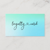 Loyalty 10 Nails Lashes Business Card Visitenkarte (Vorderseite)