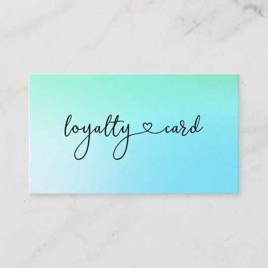 Loyalty 10 Nails Lashes Business Card Visitenkarte (Vorderseite)
