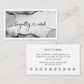 Loyalty 10 Nails Lashes Business Card Visitenkarte (Vorne/Hinten)