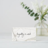 Loyalty 10 Nails Lashes Visitenkarte (Stehend Vorderseite)