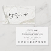 Loyalty 10 Nails Lashes Visitenkarte (Vorne/Hinten)