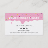 LOYALTY BELOHNT niedlichen Zuckerguss Tropfen Spri Treuekarte (Rückseite)