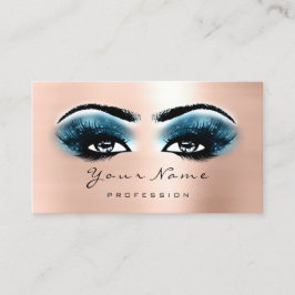 Loyalty Card 10 Makeup Lashes Blue Rose Treuekarte