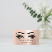 Loyalty Card 10 Makeup Lashes Blue Rose Treuekarte (Stehend Vorderseite)