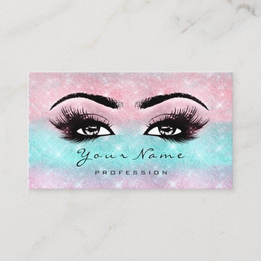 Loyalty Card 10 Makeup Lashes Treuekarte (Vorderseite)