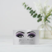 Loyalty Card 10 Makeup Lashes Treuekarte (Stehend Vorderseite)
