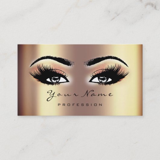 Loyalty Card 10 Makeup Lashes Treuekarte (Vorderseite)