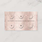 Loyalty Card 6 Beauty Damask Lashe Studio WELLNESS Treuekarte (Rückseite)