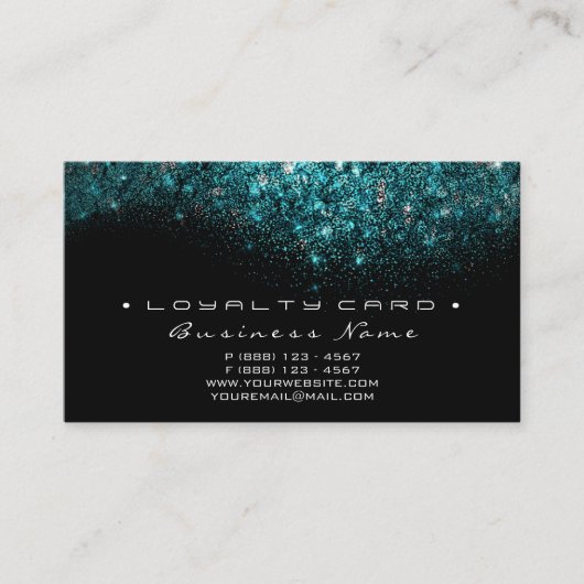 Loyalty Card 6 Beauty Salon Lashes Treuekarte (Vorderseite)