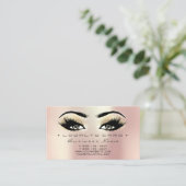 Loyalty Card 6 Briefmarke Schönheitssalon Lashes Treuekarte (Stehend Vorderseite)