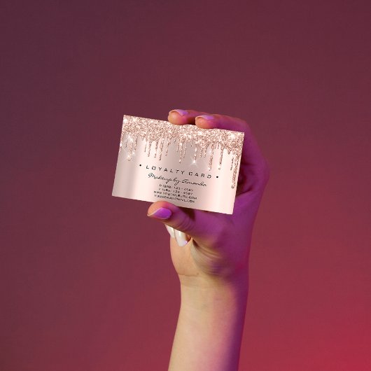 Loyalty Card 6 Punch Makeup Künstlerherz Rose Trop Treuekarte