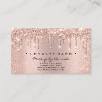 Loyalty Card 6 Punch Makeup Lashes Herzstück Rose