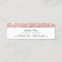 Loyalty Card 6 Punch Makeup White Rose Blue Spark Treuekarte