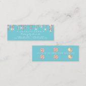 Loyalty Card 6 Punch Makeuty Rose Blau Treuekarte (Vorne/Hinten)