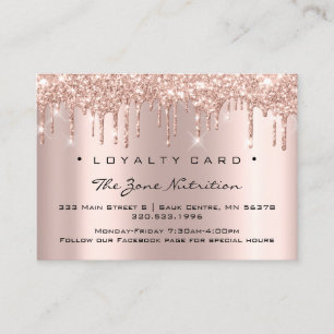 Loyalty Card 6 Punch Nutrition Health Herbs Rose Treuekarte