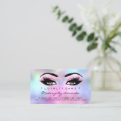 Loyalty Card 6 Punch Pink Makeust Künstler Treuekarte (Stehend Vorderseite)