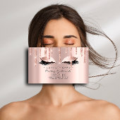 Loyalty Card 6 Schönheitssalon Lashes Rose Gold Tr Treuekarte