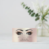 Loyalty Card 6 Schönheitssalon Lashes Treuekarte (Stehend Vorderseite)