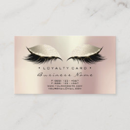 Loyalty Card 6 Schönheitssalon Lashes Treuekarte