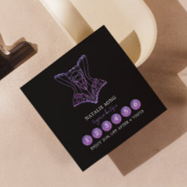 Loyalty Card Business Lace Boutique Treuekarte