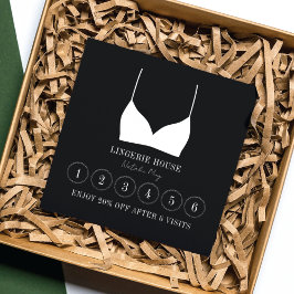 Loyalty Card Business Lingerie Boutique Treuekarte