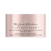 Loyalty Card Ernährung Gesundheitspflanzen Rose 10