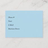 Loyalty Card für den Hair Designer Lavender & Aqua Visitenkarte (Rückseite)