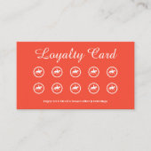 Loyalty Card Modernes, trendiges Pferdetraining Visitenkarte (Vorderseite)