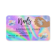 Loyalty Card Nails Kreditkarte