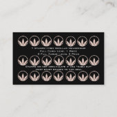 Loyalty Card Nutrition Health Kraut Rose 21 Black Treuekarte (Rückseite)