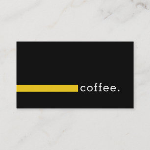 Loyalty Coffee Punch Schlicht Black Modern Jonquil Treuekarte