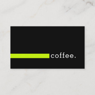 Loyalty Coffee Punch Schlicht Black Modern Volt Treuekarte