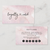 Loyalty Glitzer Card 5 Nails Lashes Visitenkarte (Vorne/Hinten)