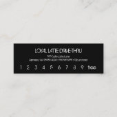 Loyalty Latte Mini Loyalty Drive Thru Treuekarte (Vorderseite)