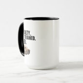 Loyalty Not Trained Bred – Yellow Lab – Coffee Tasse (Vorderseite Links)