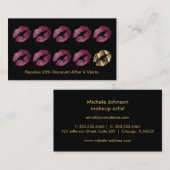 Loyalty Punch Card - Glitzer Livio Vacchini Gebäud Treuekarte (Vorne/Hinten)