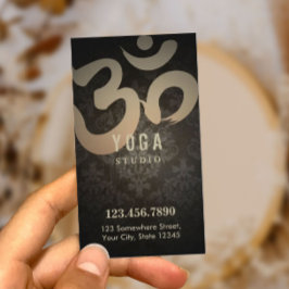 Loyalty Punch | Vintag Damask Yoga Instructor Treuekarte