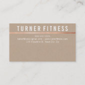 LOYALTY REWARDS KARTE fett, einfache trendy kraft (Rückseite)