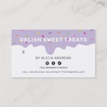 LOYALTY REWARDS Zuckerguss Tropfen Sprinklen lila