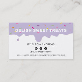 LOYALTY REWARDS Zuckerguss Tropfen Sprinklen lila Treuekarte