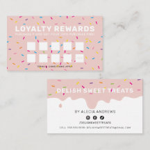 LOYALTY REWARDS Zuckerguss Tropfen Sprinklen rot